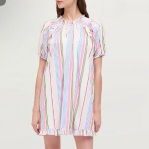 NWT hill house genevieve dress multicolor stripe